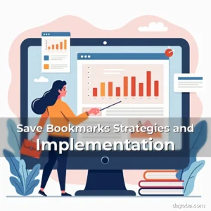 Artistic representation for Save Bookmarks Strategies and Implementation