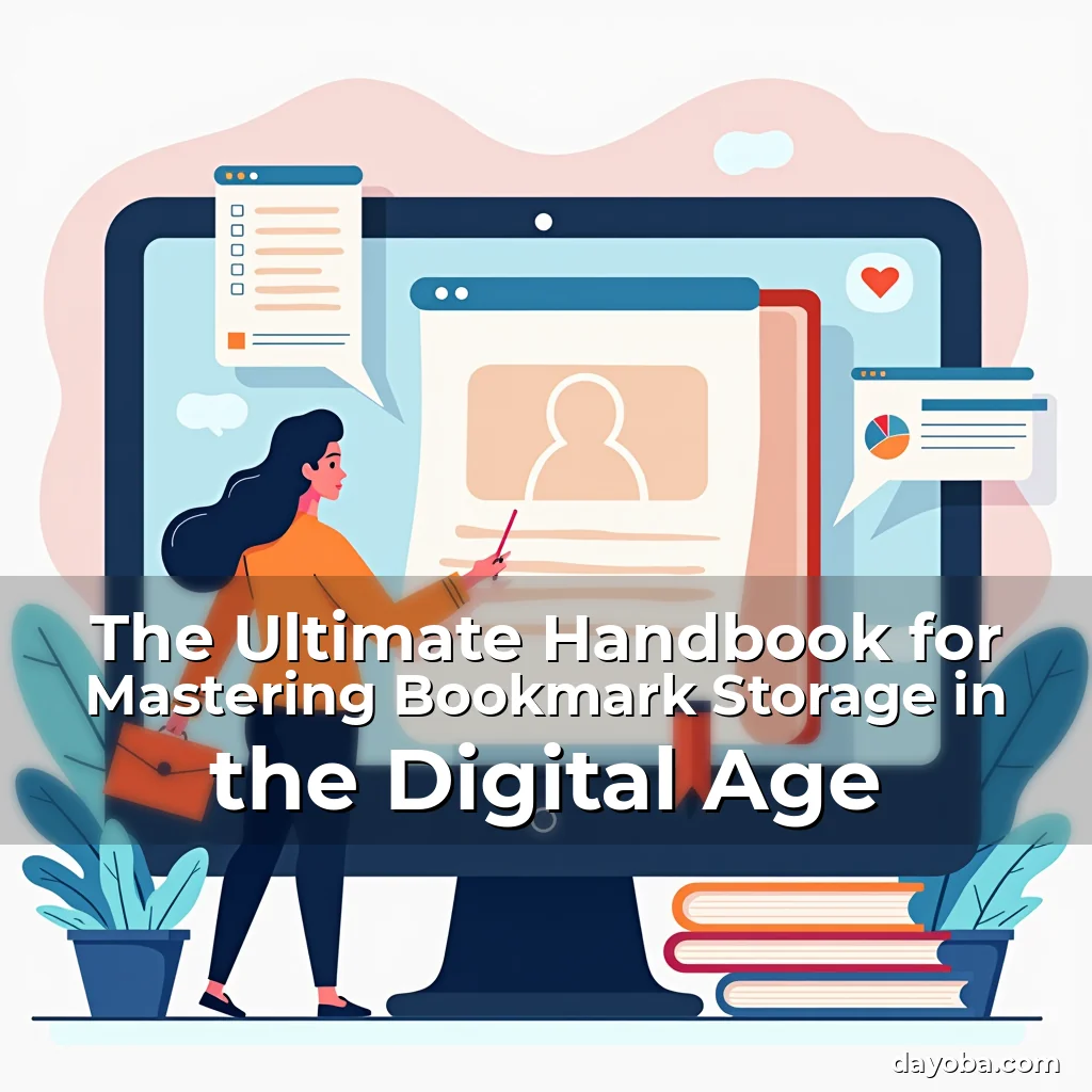 Read more about the article The Ultimate Handbook for Mastering Bookmark Storage in the Digital Age